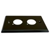 DIYTECH Blank XLR Wall Plate and XLR Panel Combo -