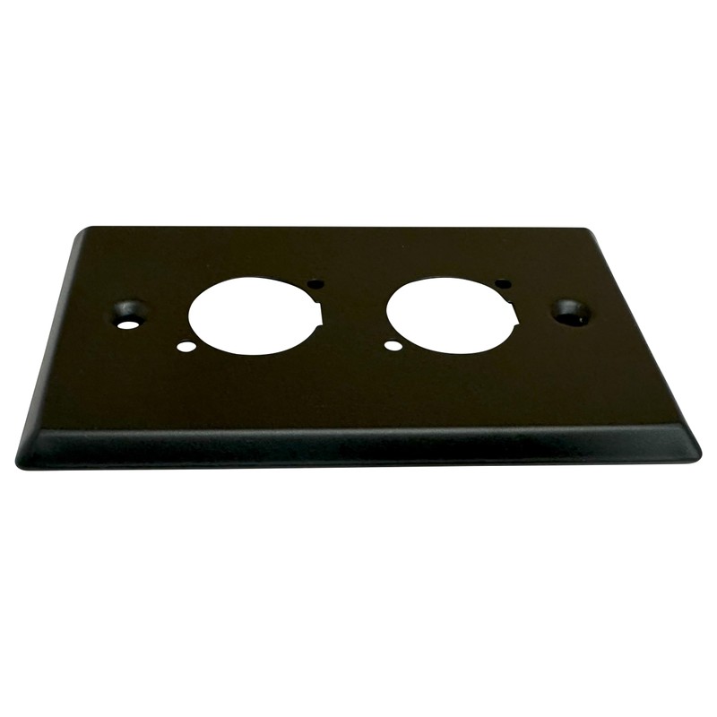 DIYTECH Blank XLR Wall Plate and XLR Panel Combo -