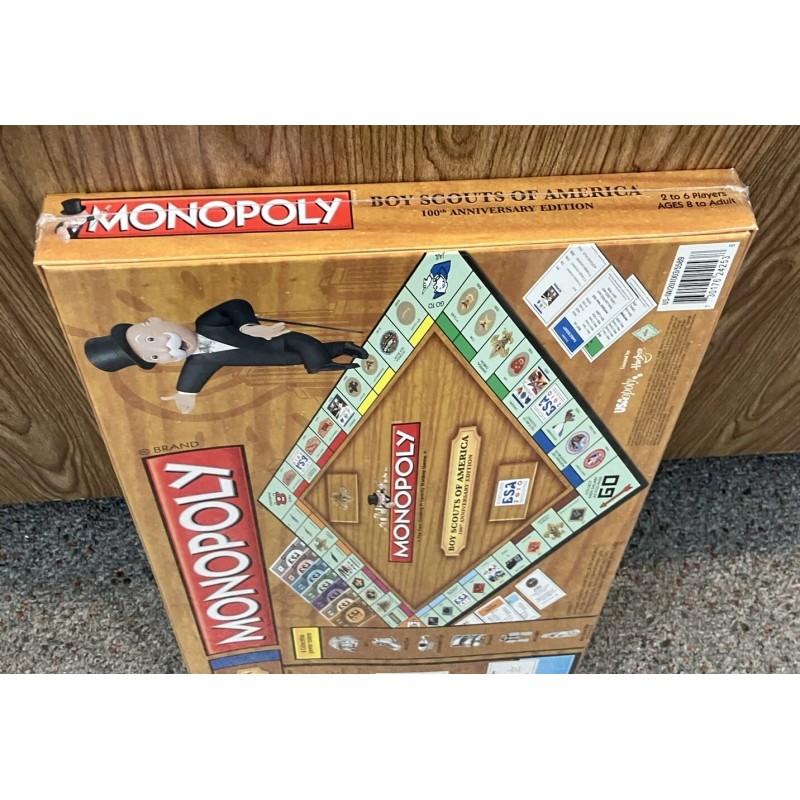 Hasbro Monopoly Boy Scouts of America 100th Anniversary Edition -