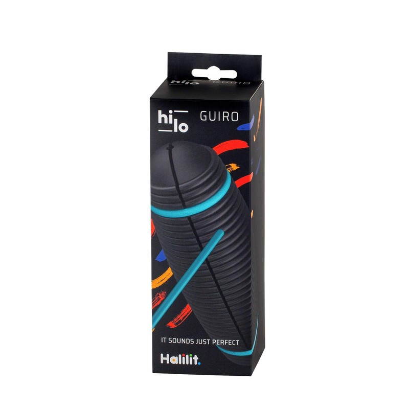 Halilit Hi-Lo Guiro. High-end Latin Percussion Musical Instrument. Scraper /