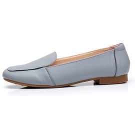 VenusCelia Zapatos planos encantadores para mujer, Gris azul, 9 US
