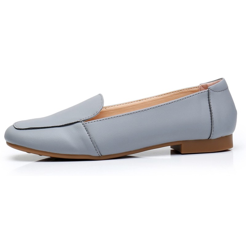 VenusCelia Zapatos planos encantadores para mujer, Gris azul, 9 US