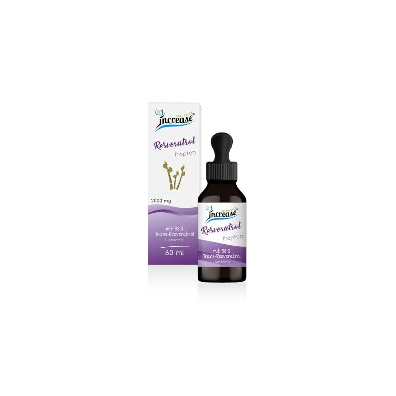 Liposomal Resveratrol Drops High Dose - (60,000 mg per Pack)