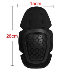 OCANXUE G3 Tactical Knee Pads 1 Pair Protective Knee Pads Inserts for Tactical Airsoft Paintball Military Hunting Combat Pants Black