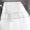 Stainless Steel Expandable Shower Bathtub Tray Over Tub Bath Caddy