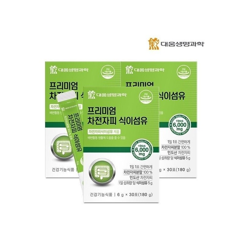 Daewoong Life Science Premium Psyllium Husk Dietary Fiber 3 boxes/3