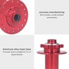32 Hole Mountain Bike Hub 4 Bearing 15x110mm High Accuracy