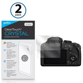 BoxWave Screen Protector Compatible with Panasonic Lumix DC-FZ80 - ClearTouch Crystal (2-Pack), HD Film Skin - Shields from Scratches for Panasonic Lumix DC-FZ80