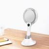 Starlite Handheld Rechargeable Lighted Makeup Mirror with Stand, 1X/5X Magnification,