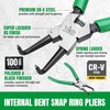 SK 7-Inch Snap Ring Pliers, Internal Circlip Pliers with 90-Degree