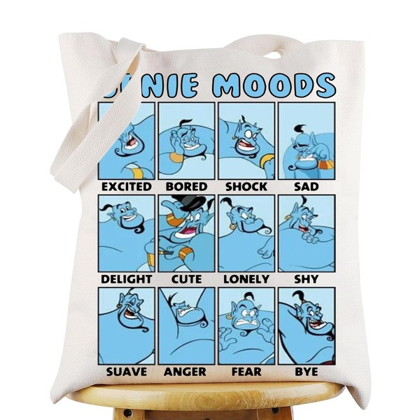 KEYCHIN Magic Genie Lamp Tote Bag Princess Jasmine Gifts Genie