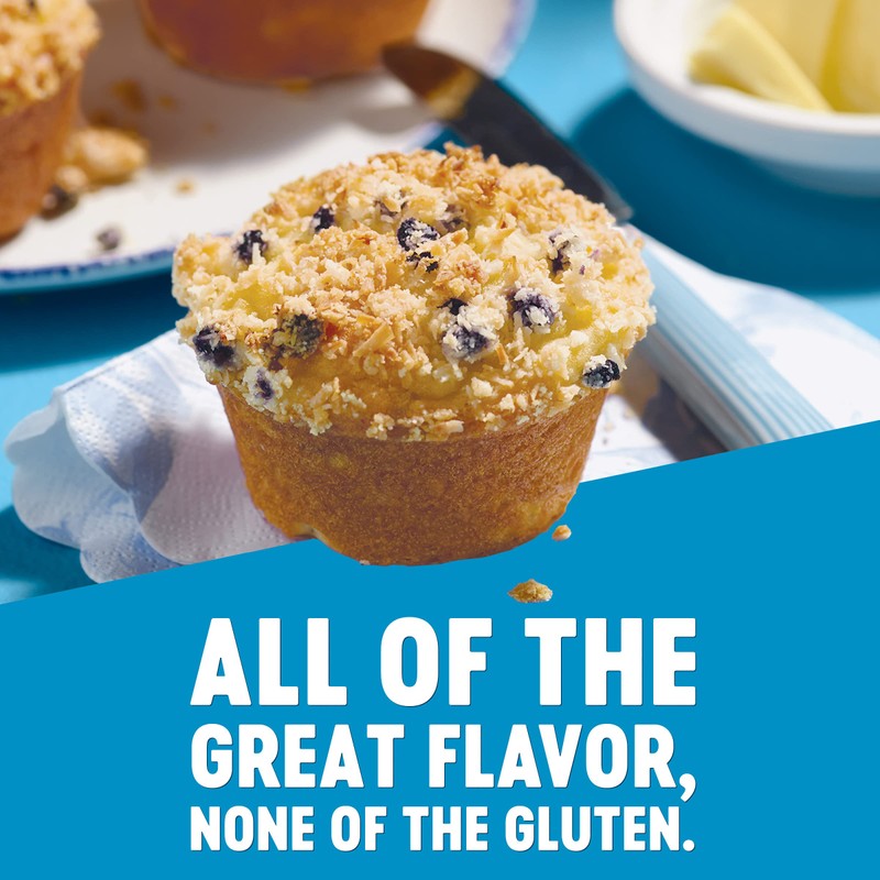 Krusteaz Gluten Free Baking Mix, Wild Blueberry Muffin Mix, Gluten
