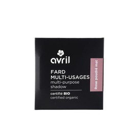 Avril - Multipurpose Eyeshadow, Organic, Soft and Silky, for Eyebrows, Cheeks, Face - Vegan, Certified Bio Ecocert - Made in France - Refill Pack 2.5g