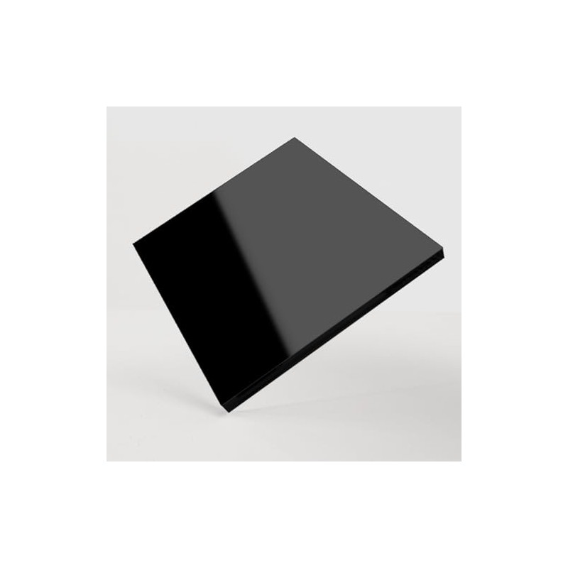 Acrylic Glass PMMA GS Black Glossy Laser Cut Made to