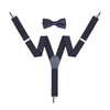 Action Ward Kids Suspenders Bowtie Set - Adjustable Suspender Set