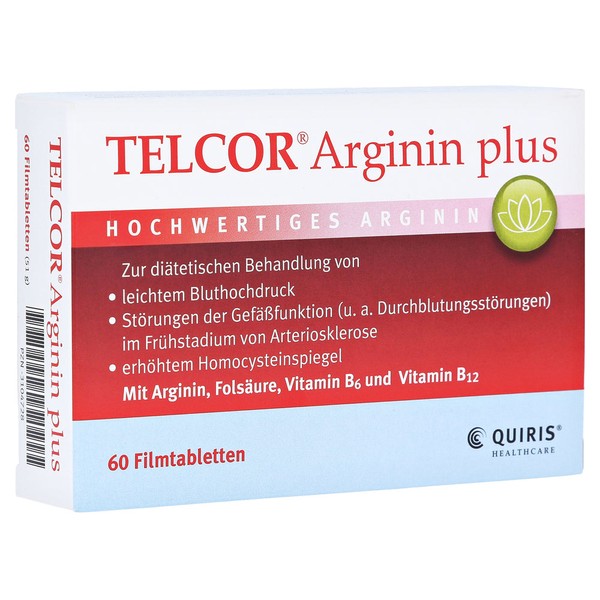 Telcor Arginine Plus Film-Coated Tablets 60 pcs