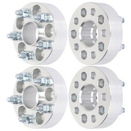 QUALINSIST 4Pcs 1.5" 5 Lug Wheel Spacers 5x100 to 5x100 56.1mm Hub Bore 12x1.25 Studs Fit for Crosstrek 2016-2018 for FR-S 2013-2016 for Legacy 1990-2014 for 9-2X 2005-2006 for Impreza 1993-2018