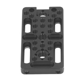 Camera Cheese Expansion Board, Camera Cheese Plate Quick Release Aviation Grade Aluminum Alloy Strong Load Bearing Locating Hole for Tripod for Arri