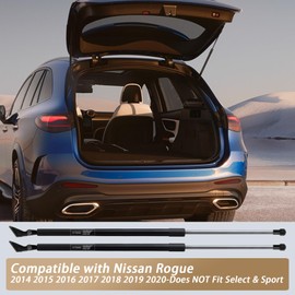 Rear Hatch Tailgate Lift Supports Struts Gas Springs Shocks Fit for Nissan Rogue 2014 2015 2016 2017 2018 2019 2020-Does NOT Fit Select & Sport (2PC Set) 904514BA1B, 904515HA0A