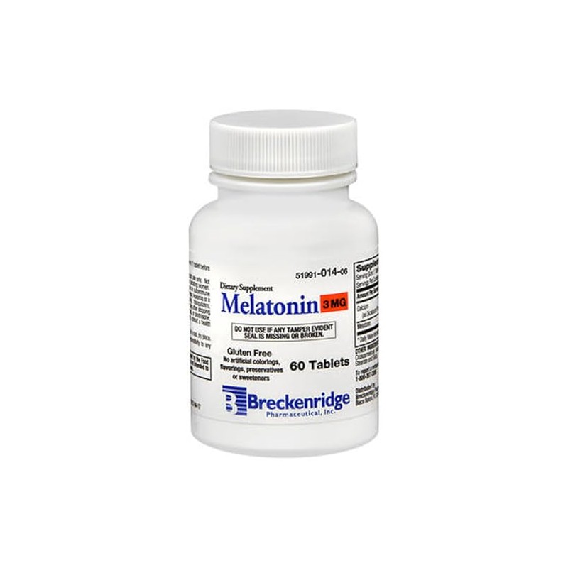Breckenridge Melatonin 3 mg - 60 Tablets