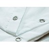 White Satin Stripe Shower Curtain Polyester Fabric - VARIOUS SIZES