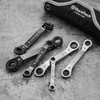 DURATECH 10-Piece Reversible Ratcheting Wrench Set, Offset Double Box End