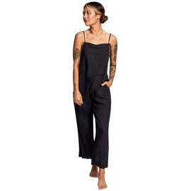 RVCA Womens Swim Coverup Jumpers - Zula (True Black, Small)