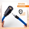 E Scooter Lock Double Security 2 Pieces Steel Cable Durable