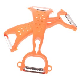 Mikinona 2pcs Stainless Steel Kitchen Peeler Versatile Fruit and Vegetable Peeler for Potatoes Apples Cucumbers More Easy to Use Peeling Tool for Home Cooking