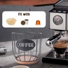 Coffee Filter Holder 5.1 x 6.9 x 6.4in Iron Rusti
