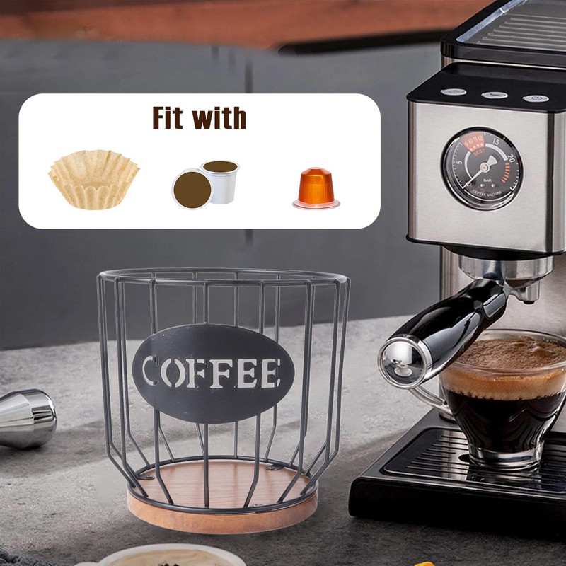 Coffee Filter Holder 5.1 x 6.9 x 6.4in Iron Rusti