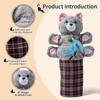 Cat Wrestling Glove, Interactive Hand Mitt Toy with Interchangeable Feather