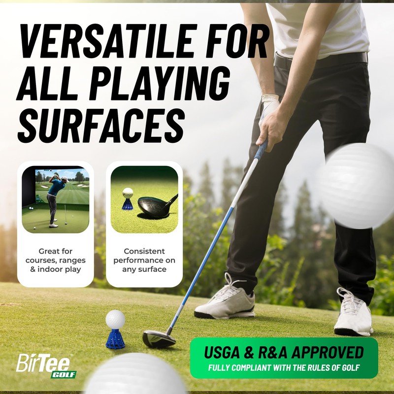 BirTee Golf Tees - PRO Speed Plus with Flexibility &