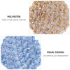 FRCOLOR Elastic Hair Snood Net 5 Pack Handmade Crochet Hairnet