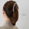 JewelVOX Hair Accessories, Simple Wave Banana Clip, BY-B114, Tortoise Shell