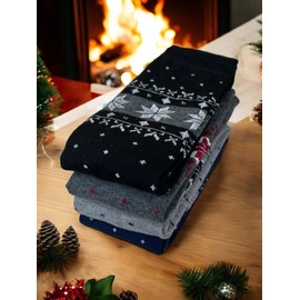 Lucchetti Socks Milano Set of 6 Women's Warm Cotton Colourful Patterned - 35-40