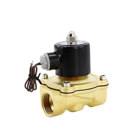 CUZRSIEYI Pneumatic Switch Valve Solenoid Valve Normally Closed Electronic Valve 12V Electronic Control Valve 24v Coil 220v(2W160-15,AC220V)