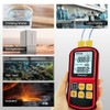 Aswalling Thermocouple Thermometer Digital K Type Thermometer with2 Temperature Clamp