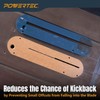 POWERTEC Zero Clearance Table Saw Insert 3-Pack – Fits Delta