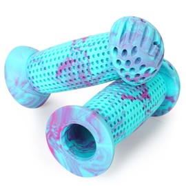 Kids Bike Grips - 105mm Bicycle Handlebar Grips with Mushroom Pattern for Kid Bike, Kid Balance Bike, Kid Kick Scooter