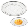 RICISUNG Stainless Steel Colander, Shallow Type, Colander, Oil Drainer, Flat