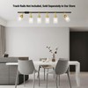 VANoopee H Type Track Lighting Heads E26 Track Light Ceiling