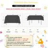 Tablecloth Black Sequins, 125 x 200 cm Rectangular Glitter Tablecloth,