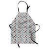 ABAKUHAUS Adjustable Cooking Apron, Pale Blue