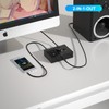 Dingsun 3.5mm Audio Switch, Stereo Audio Selector Box Passive Speaker