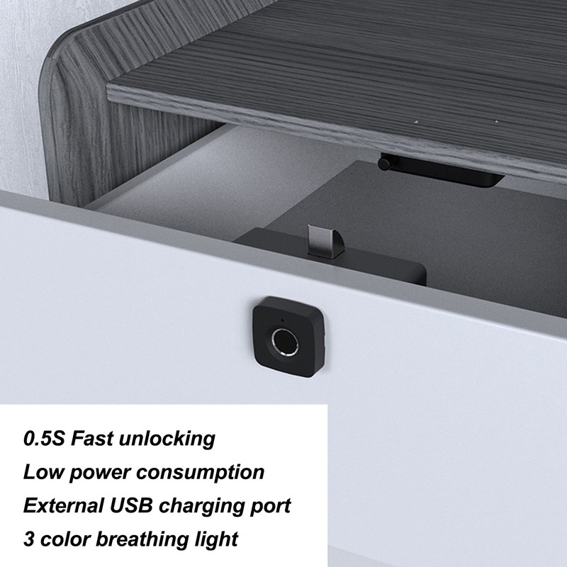 Fingerprint Drawer Lock 0.5 Seconds Fast Unlocking Embedded Smart Biometric
