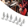 1:18 Gear Ratio Guitar Tuners Knob Enclosed Robust Silver Electric