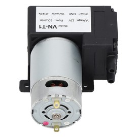 Mini Vacuum Pump DC 12 V, 10 L/min, 10 W -81 KPa – Quiet and Efficient Air Compressor, Ideal for Industrial Use, Various Applications and Accessories