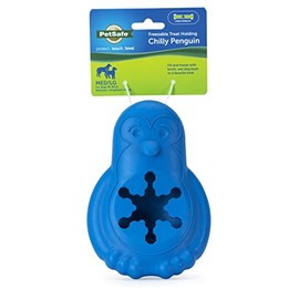 PetSafe BB-Penguin-ML Chilly Penguin Treat Holding Dog Toy, Medium/Large