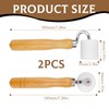 2Pcs Seam Roller Flat Pressure Roller Internal External Corner, Wallpaper